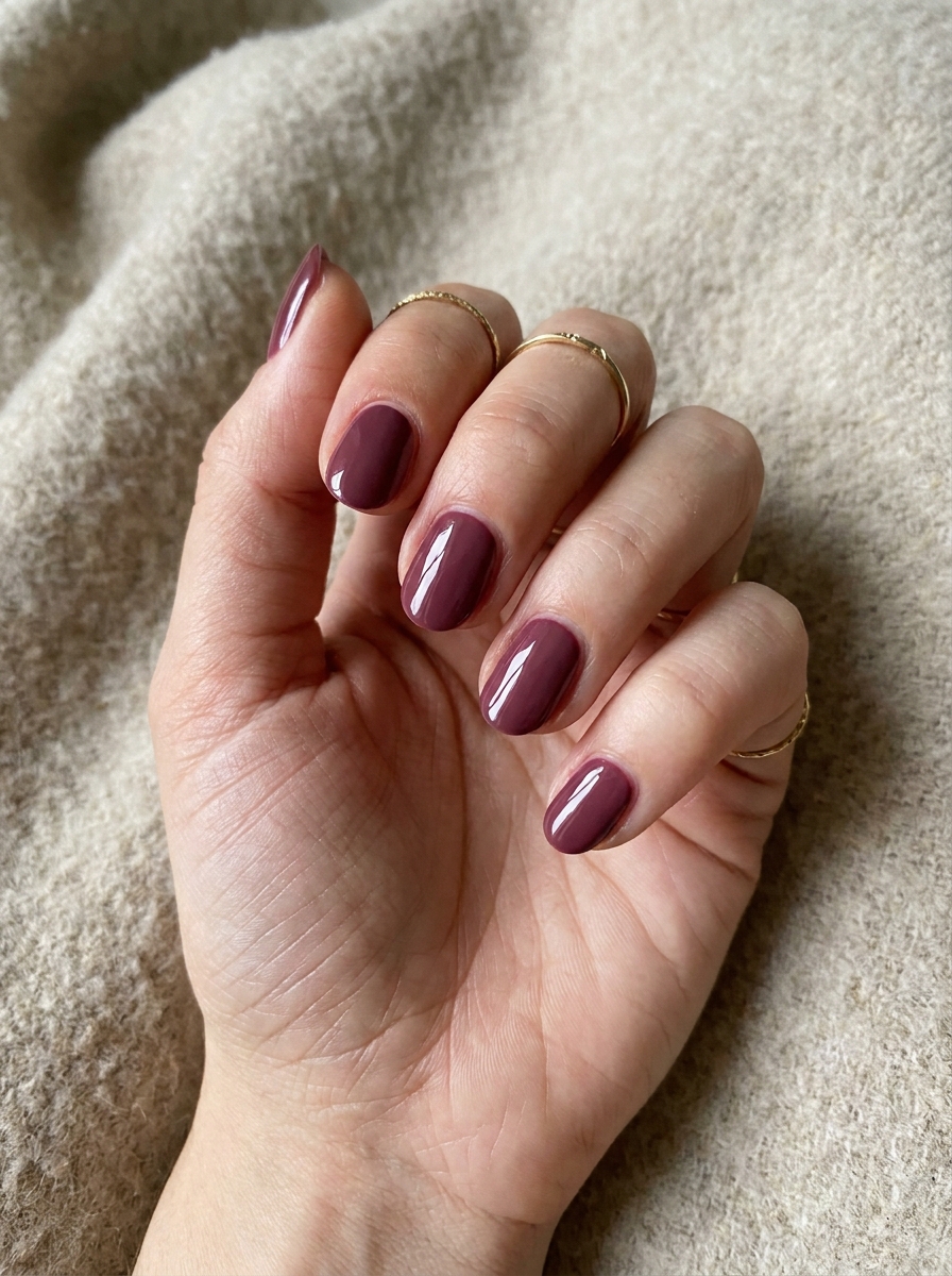 Dark Berry Nails als Dark Fall Nails Inspiration 2026